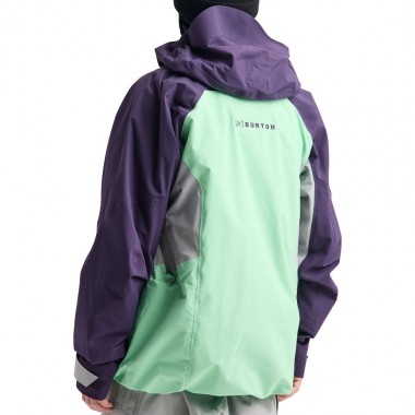 BURTON SWASH SYNTH INS GORE-TEX 2L SNOW JACKET PRPL/GRAY/GREEN