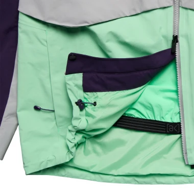 BURTON SWASH SYNTH INS GORE-TEX 2L SNOW JACKET PRPL/GRAY/GREEN