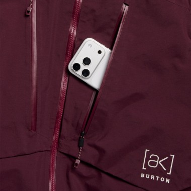 BURTON SWASH SYNTH INS GORE-TEX 2L SNOW JACKET RUM RAISIN