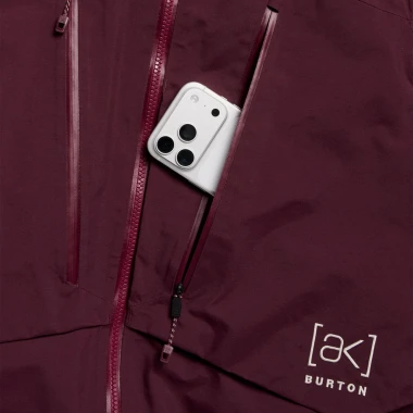 BURTON SWASH SYNTH INS GORE-TEX 2L SNOW JACKET RUM RAISIN