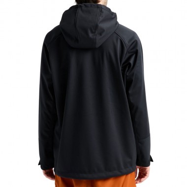BURTON CROWN WEATHERPROOF RIDING PULLOVER HOODIE TRUE BLACK
