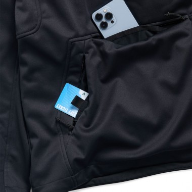 BURTON CROWN WEATHERPROOF RIDING PULLOVER HOODIE TRUE BLACK