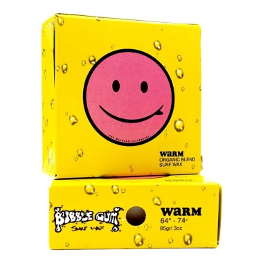 BUBBLE GUM MACHADO SURF WAX YELLOW WARM 18-23C