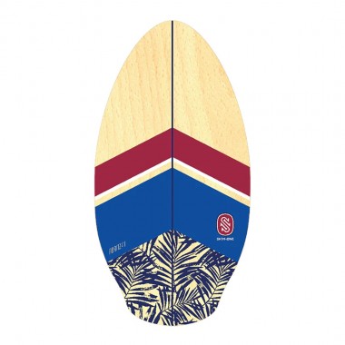 SKIM ONE FERNZ WOODEN SKIMBOARD 41 ROYAL/BURGUNDY