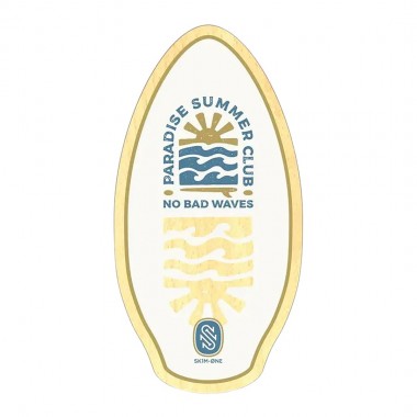 SKIM ONE PARADISE WOODEN SKIMBOARD 41 WHITE