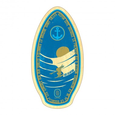 SKIM ONE COTE ATLANTIQUE WOODEN SKIMBOARD 41 BLUE