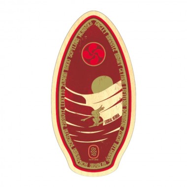 SKIM ONE EUSKAL HERRIA WOODEN SKIMBOARD 41 GARNET