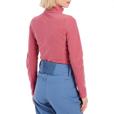 PROTEST MUTEZ W 1/4 ZIP FLEECE ROSE DUST