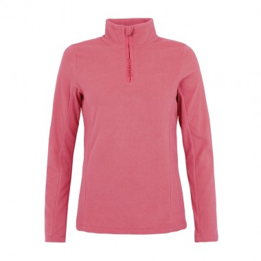 PROTEST MUTEZ W 1/4 ZIP FLEECE ROSE DUST