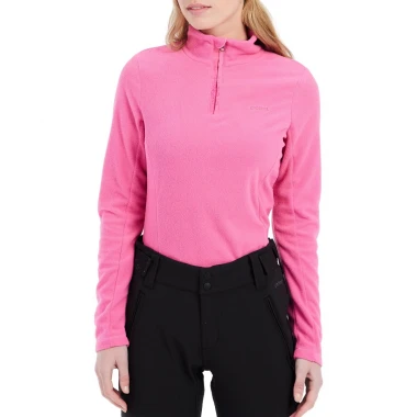 PROTEST MUTEZ W 1/4 ZIP FLEECE FOXY PINK