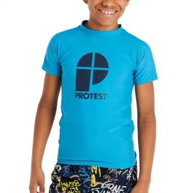PROTEST PRTBERENT KIDS SS RASHGUARD JAYBLUE