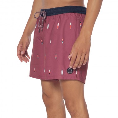 PROTEST PRTFIRDOWS BEACHSHORTS ROAN ROUGE BORDEAUX