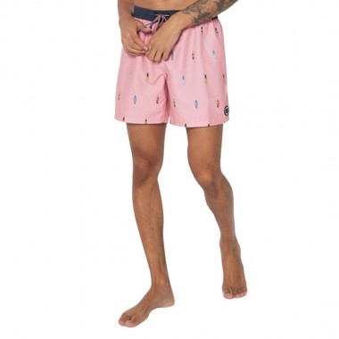 PROTEST PRTFIRDOWS BEACHSHORTS SILVER PINK