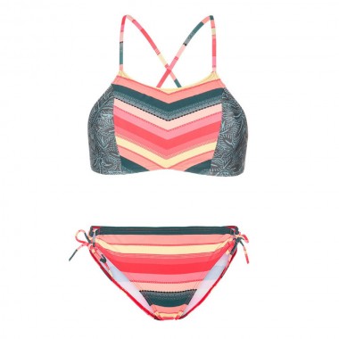 PROTEST SAMURAI TOP/CABEL BOTTOM BIKINI GRENADINE