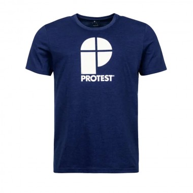 PROTEST CLASSIC LOGO T-SHIRT NAVY