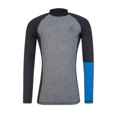 PROTEST CORDFORD RASHGUARD DARK GREY MELEE