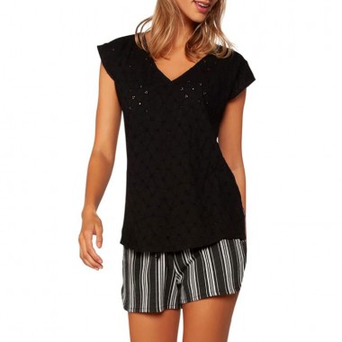PROTEST DIORA T-SHIRT TRUE BLACK
