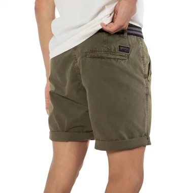 PROTEST FAN SHORTS CAMO GREEN