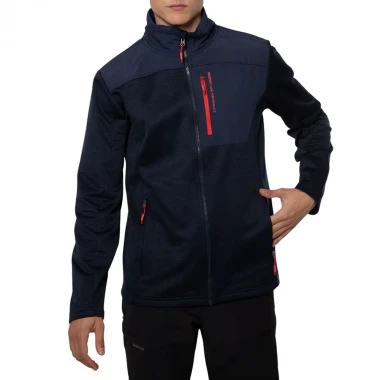 PROTEST HAMMEREN FULL ZIP HOODY DEEP OCEAN