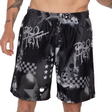PROTEST JAM BEACHSHORT TRUE BLACK