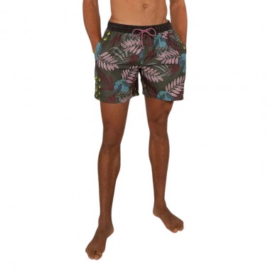 PROTEST PATTERSON BEACHSHORT GREY GREEN