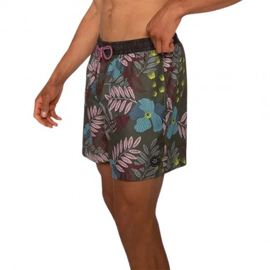 PROTEST PATTERSON BEACHSHORT GREY GREEN