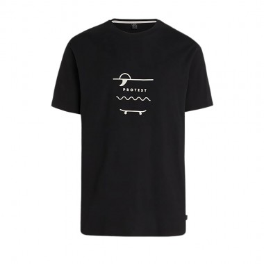 PROTEST PRTAHAIRD T-SHIRT TRUE BLACK