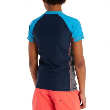 PROTEST PRTAKINO JR RASHGUARD SHORT SLEEVE NIGHT SKYBLUE