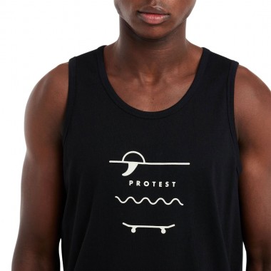 PROTEST PRTDINCHI SINGLET TRUE BLACK
