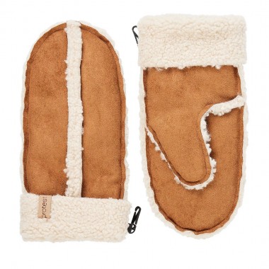 PROTEST PRTDUST MITTEN TEDDY BROWN