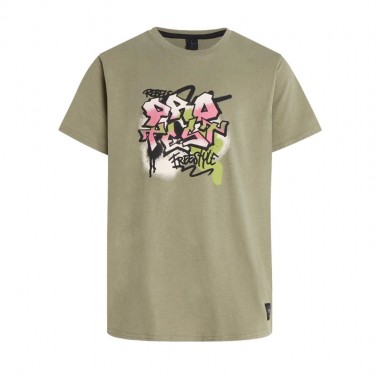 PROTEST PRTJOB JR T-SHIRT ARTICHOKE GREEN