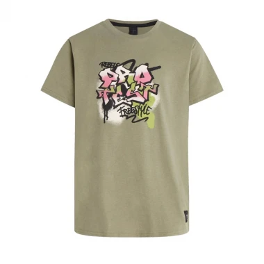 PROTEST PRTJOB JR T-SHIRT ARTICHOKE GREEN