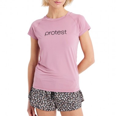 PROTEST PRTKILDA RASHGUARD SHORT SLEEVE DUSKYROSE