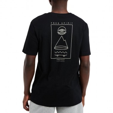 PROTEST PRTRHODAS T-SHIRT TRUE BLACK