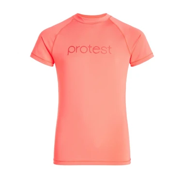 PROTEST PRTSENNA JR RASHGUARD SHORT SLEEVE SUGARCORAL