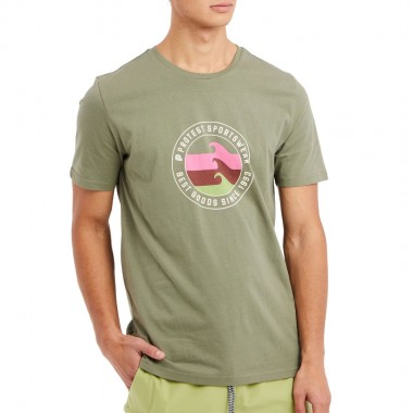 PROTEST PRTSHARM T-SHIRT ARTICHOKE GREEN