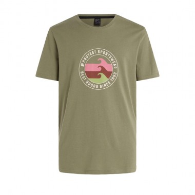 PROTEST PRTSHARM T-SHIRT ARTICHOKE GREEN