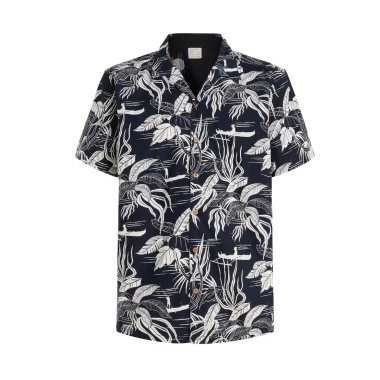 PROTEST PRTUNDAE SHORT SLEEVE SHIRT NIGHT SKYBLUE
