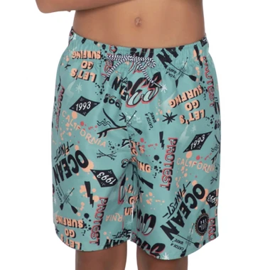 PROTEST PRTYANSEN JR BEACHSHORT ARCTICGREEN