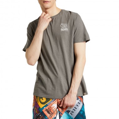 PROTEST TALBOT T-SHIRT GREY GREEN
