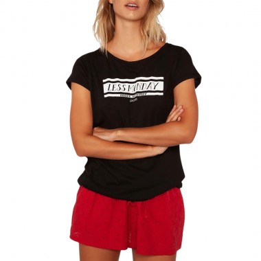 PROTEST TALLEY T-SHIRT TRUE BLACK