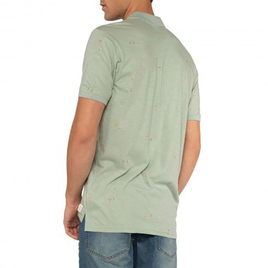 PROTEST TESTON POLO AQUA GRAY