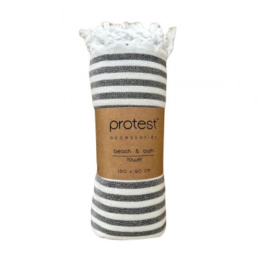PROTEST THOLAV TOWEL TRUE BLACK