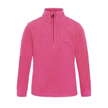PROTEST PRTREMUTEY K 1/4 ZIP ACTIVE TOP FOXY PINK