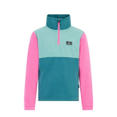 PROTEST PRTINKE JR 1/4 ZIP ACTIVE TOP FOXY PINK