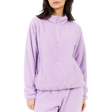 PROTEST PRTLINEA OUTDOOR W 1/4 ZIP FLEECE THISTLE PURPLE