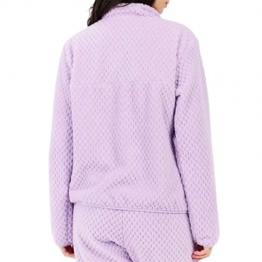 PROTEST PRTLINEA OUTDOOR W 1/4 ZIP FLEECE THISTLE PURPLE