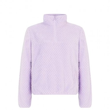 PROTEST PRTLINEA OUTDOOR W 1/4 ZIP FLEECE THISTLE PURPLE