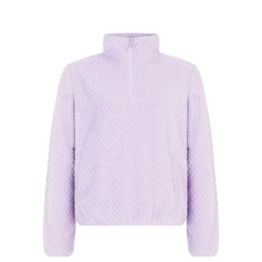 PROTEST PRTLINEA OUTDOOR W 1/4 ZIP FLEECE THISTLE PURPLE