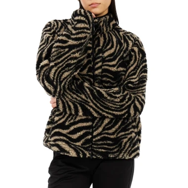 PROTEST PRTADELE OUTDOOR W FULL ZIP FLEECE BAMBOO BEIGE